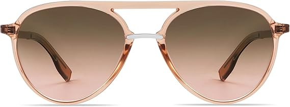 SOJOS Retro Aviator Polarized Sunglasses for Women Men Double Bridge Ladies Shades | Amazon (US)