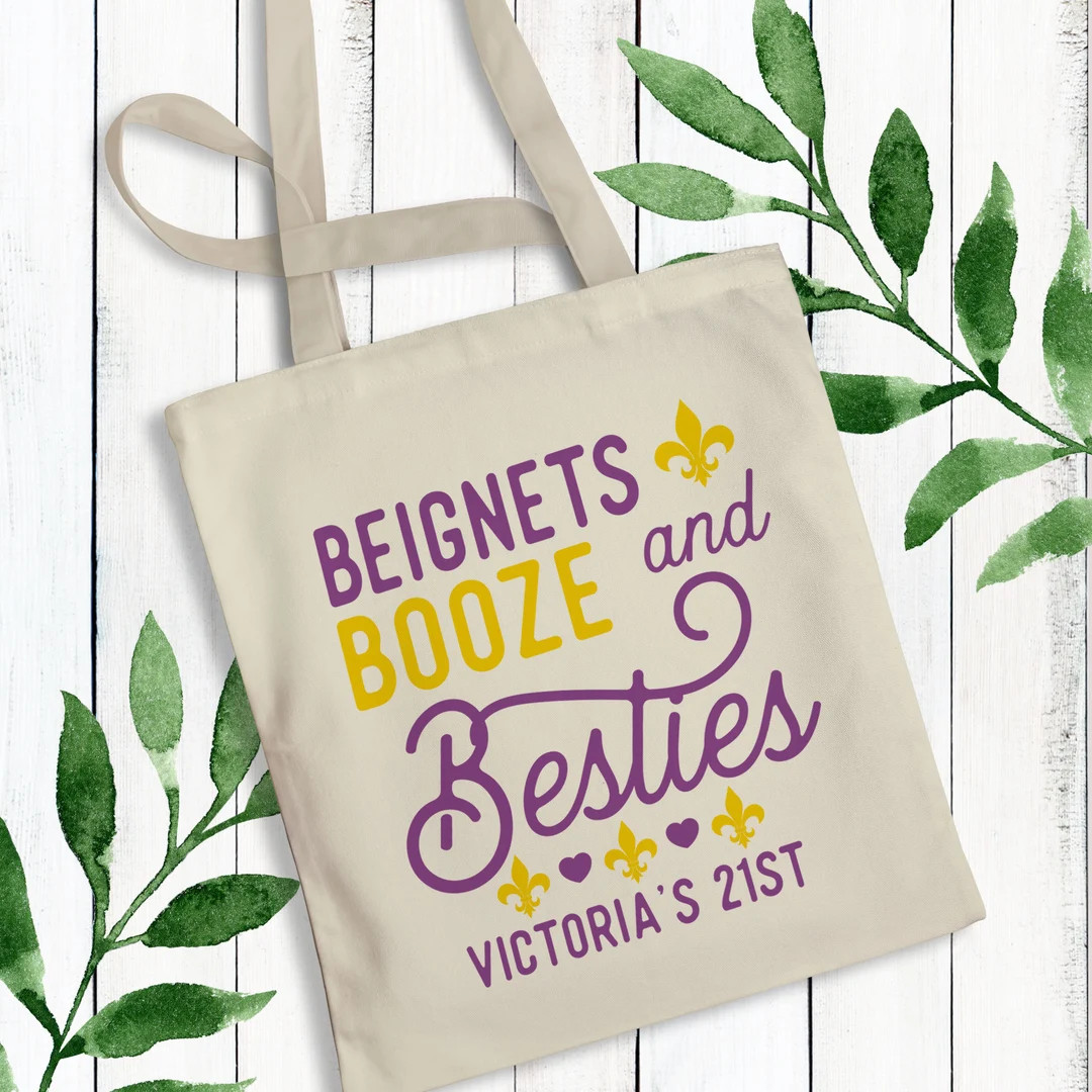 New Orleans Bachelorette Tote Bags NOLA Bachelorette Party - Etsy | Etsy (US)