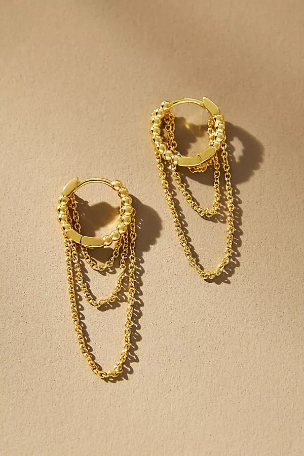 Chain Huggie Earrings | Anthropologie (US)