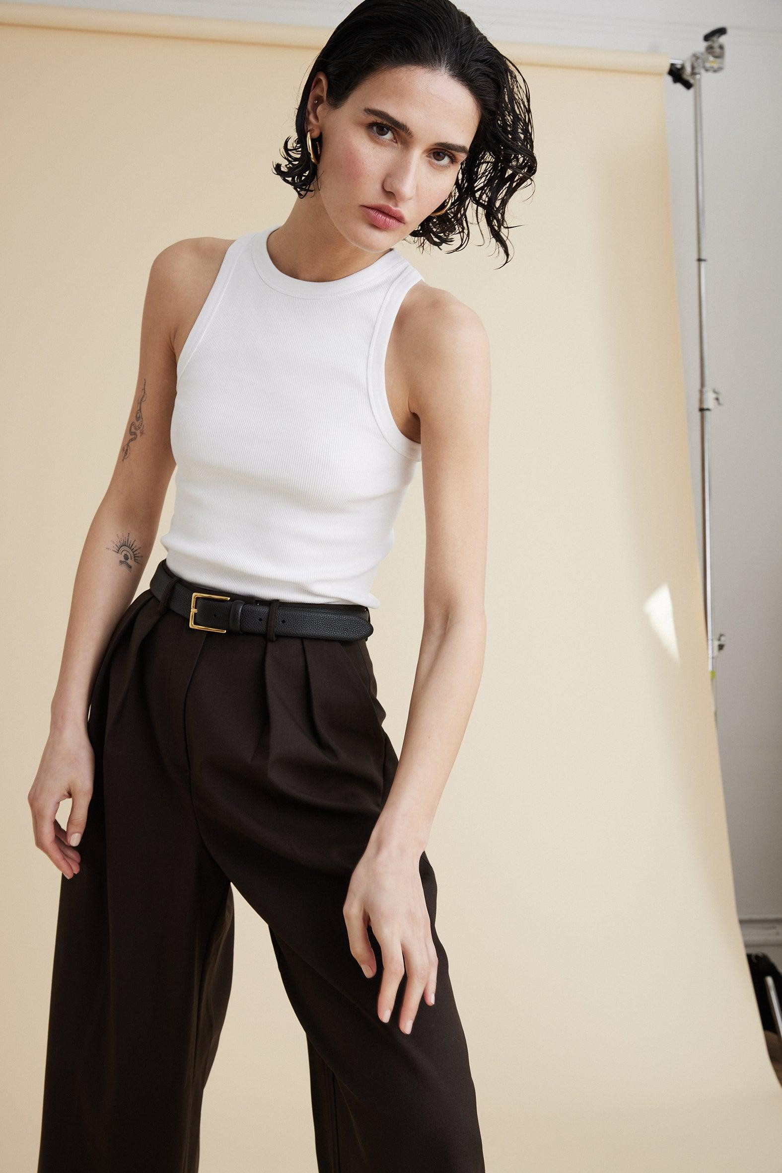 The Not So Basic Tank - white | THE YES