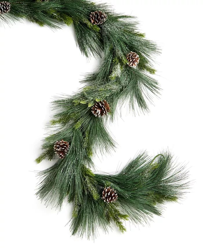 Green House 72" Pinecone Garland, Created for Macy's | Macy's