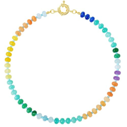 KELORIS PATH Beaded Gemstone Necklaces for Women (Creative) | Amazon (US)