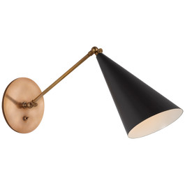 Clemente Single Arm Library Sconce | Visual Comfort