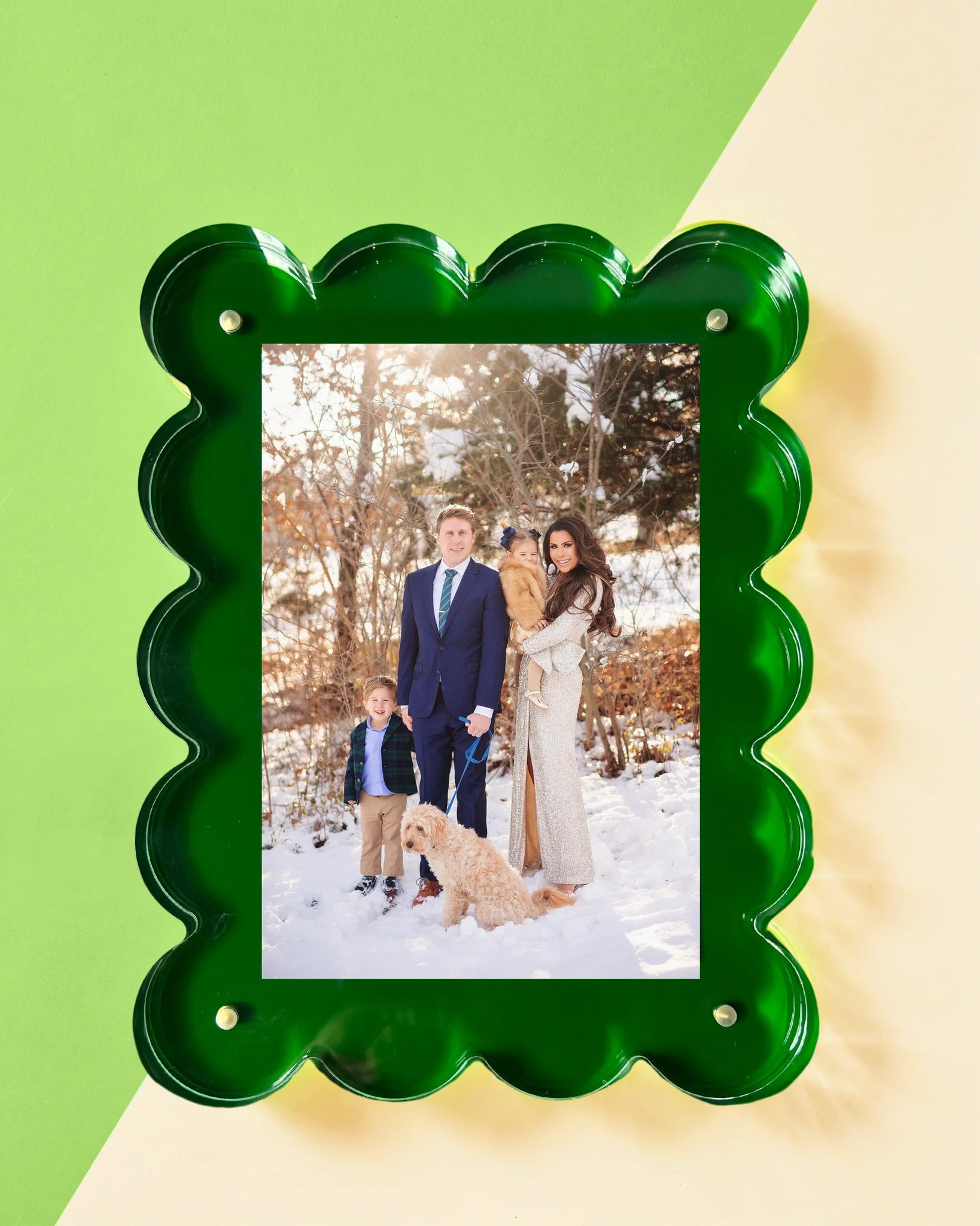 Green Acrylic Picture Frame | Auden & Avery