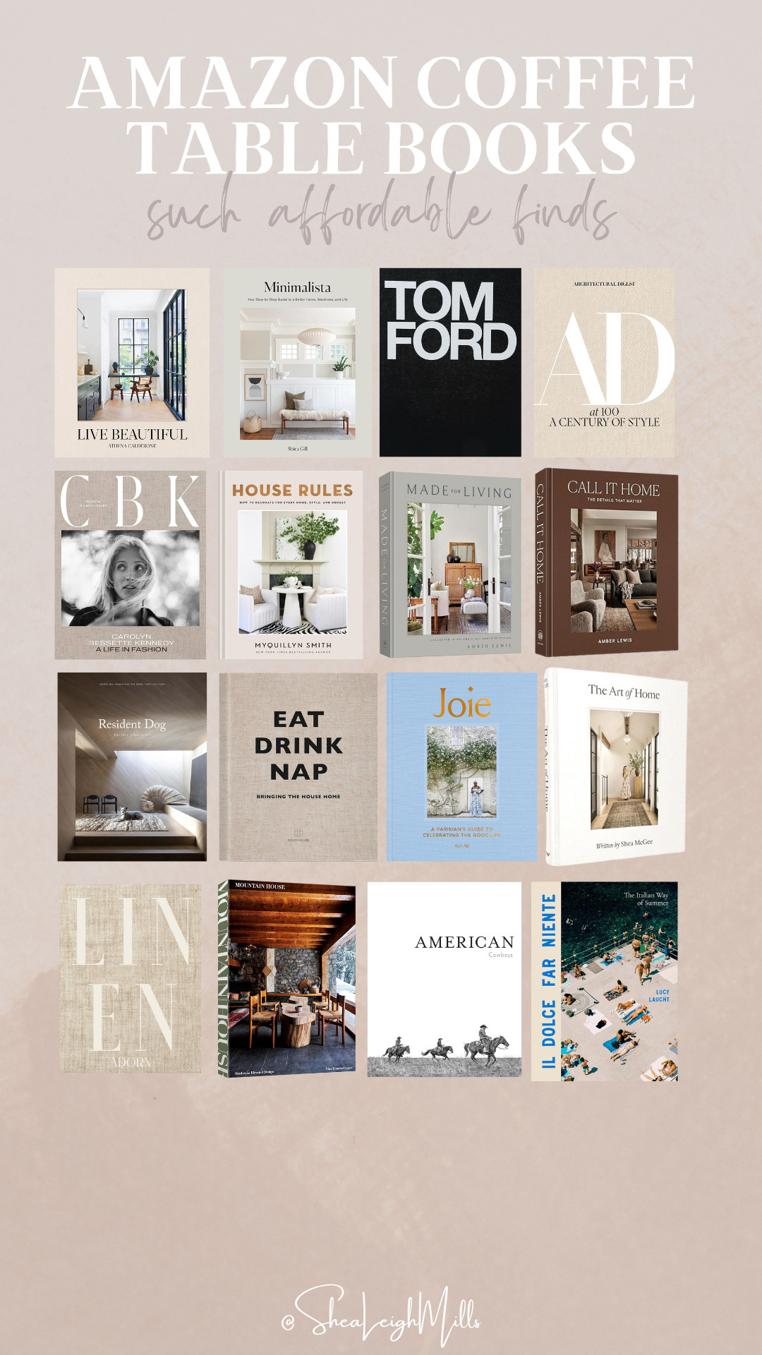 Chic, neutral + affordable coffee table books from Amazon — the perfect way to style your living room or entryway. 

Elevate any space without overspending! 

#AmazonHome #CoffeeTableBooks #HomeDecorInspo #LTKHome #AffordableDecor 

 