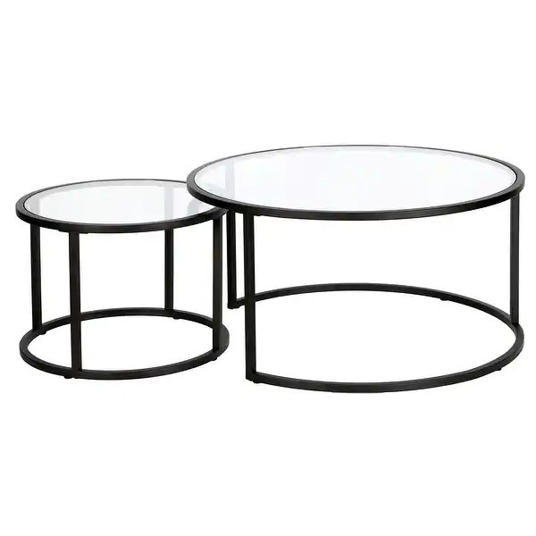 Watson Nesting Coffee Table Set - Blackened Bronze | Bed Bath & Beyond