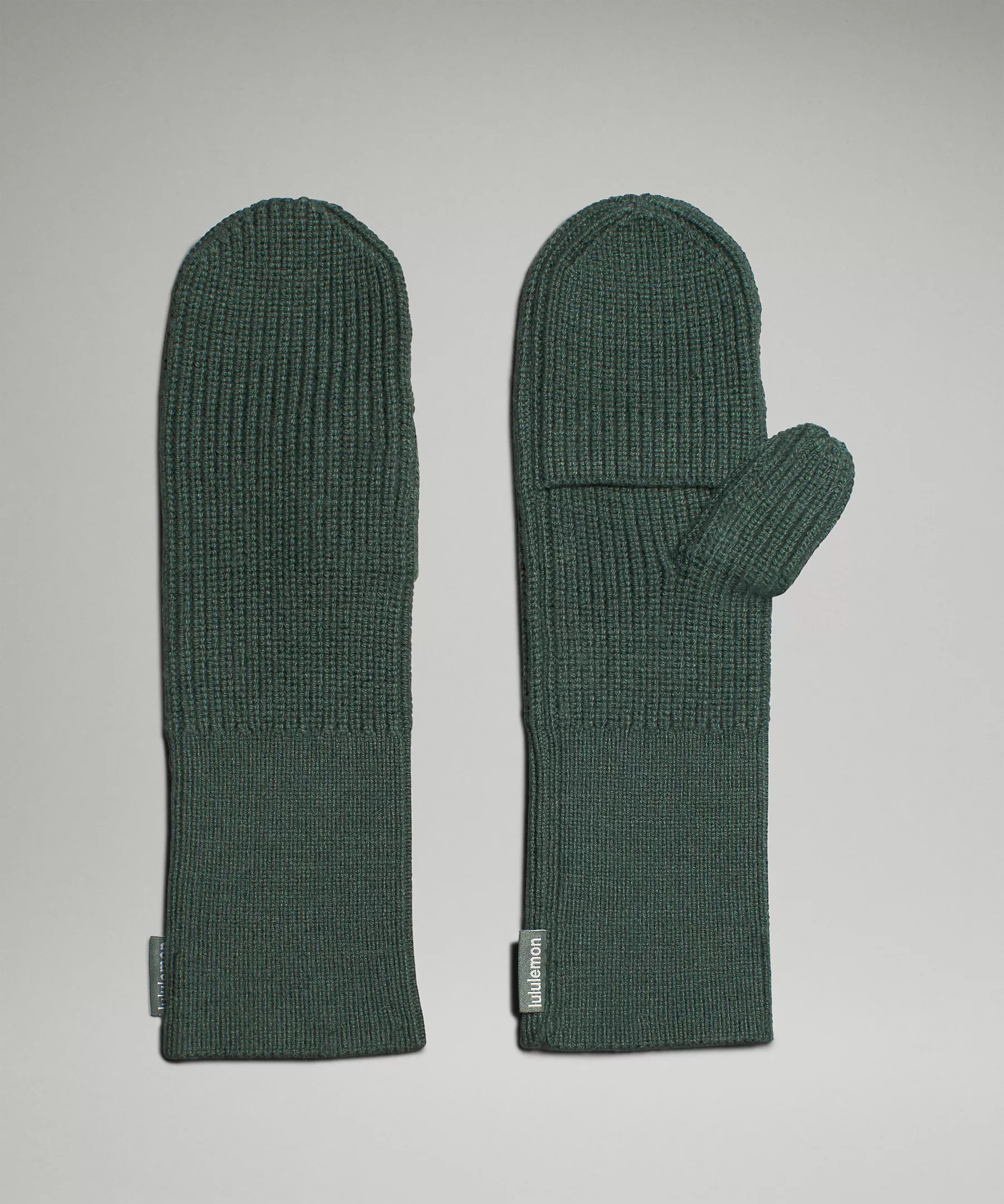 Women's Ribbed Merino Wool-Blend Knit Mittens | lululemon (CA)