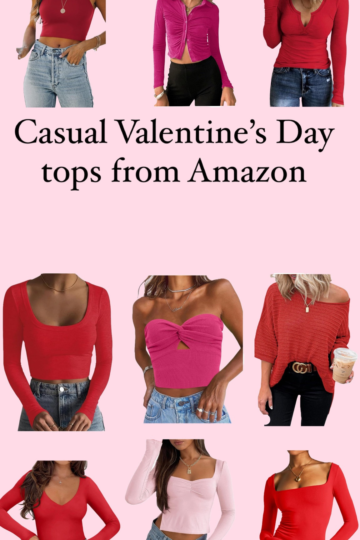 Casual Valentines Day looks 

#LTKworkwear #LTKstyletip #LTKSeasonal