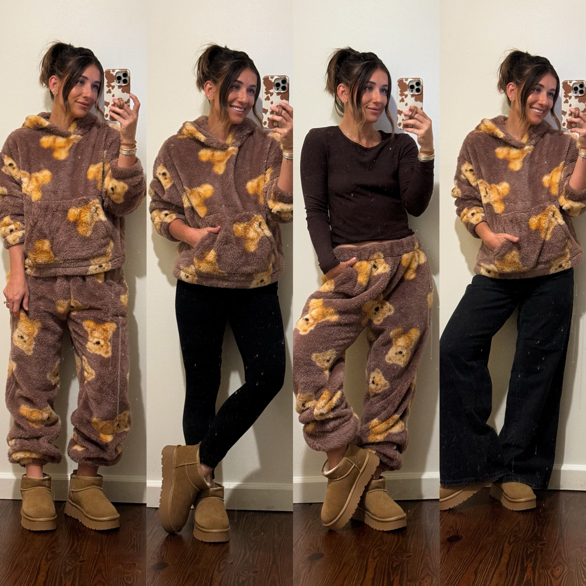Cozy bear lounge set
I went up a size for a baggy fit
Wearing size small top
Size medium bottoms

@walmartfashion @walmart #walmartfashion #walmartpartner #laurabeverlin 

#LTKFindsUnder100 #LTKSaleAlert #LTKFindsUnder50