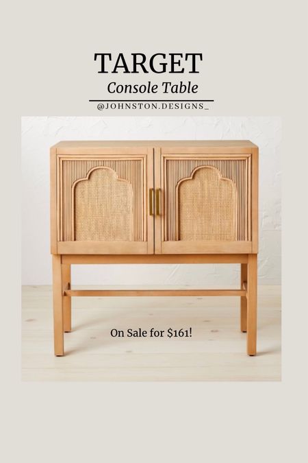 This Console table from target is such a BEAUTY!! Only $161 right now and would make such a great statement piece in an entry was or buy two and make into a dining room sideboard!

#LTKsalealert #LTKFind #LTKhome