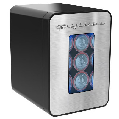 Frigidaire® 15-Can Retro Mini Beverage Fridge, Stainless Steel Door with Window | Target