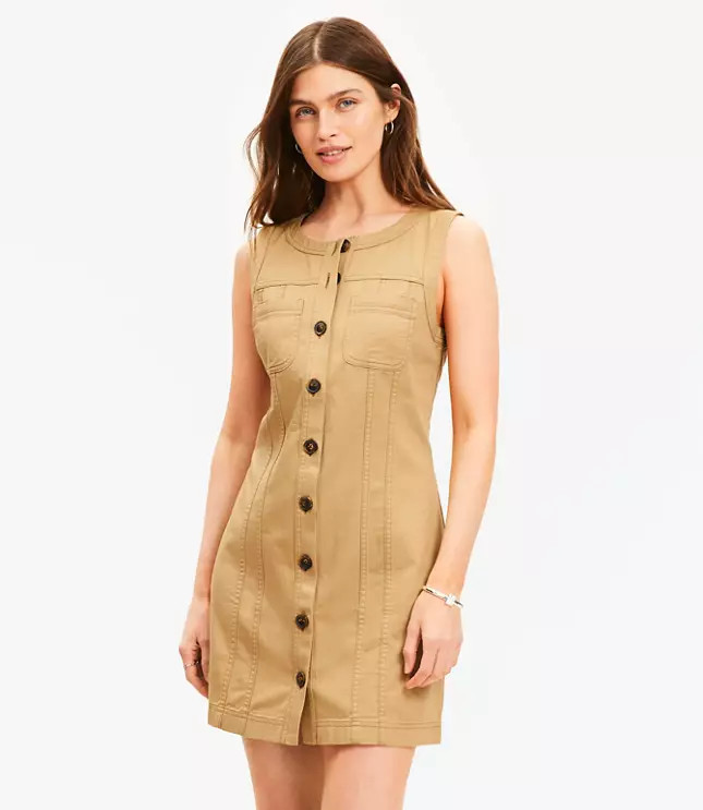 Petite Palmer Mini Pocket Dress | LOFT