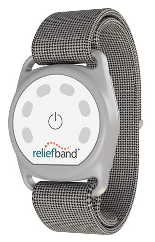 Reliefband New Sport Anti-Nausea Wristband | Waterproof | Nausea & Vomiting Relief for Motion Sickness, & Morning Sickness | Drug & Side Effect Free, Long Lasting, Fast-Acting (Grey) | Amazon (US)