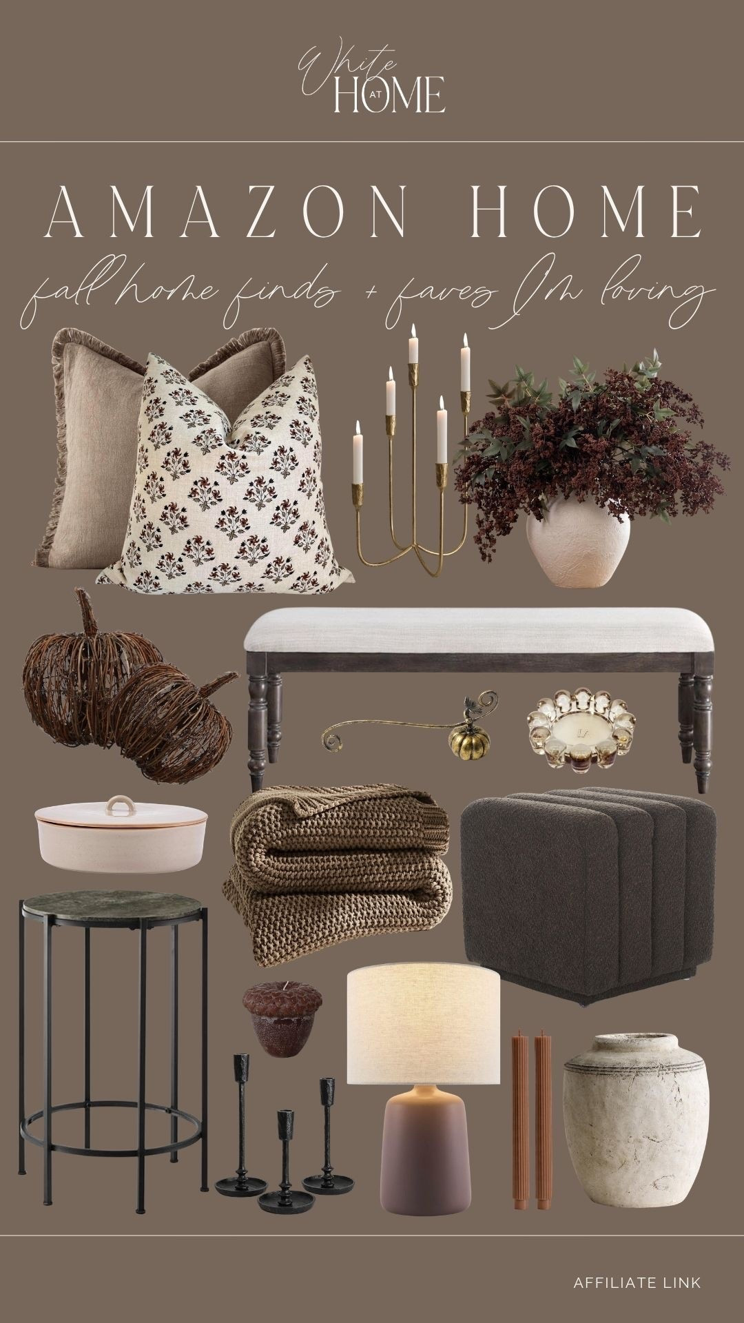 Elevated, warm, cozy, and fall ready! I’m loving all of these Amazon pieces paired together for transitional look as we head into fall. A few designer styles, designer inspired finds, and affordable finds for a warm balance.

#LTKHome
