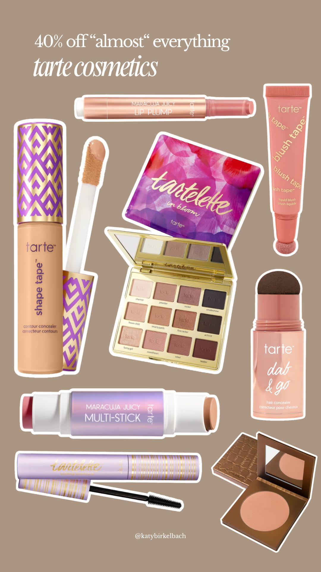 40% off *almost* everything happening now on the tarte website!

*must be a tarte VIP to receive the 40% off, non VIP members get 35% off* 

 #LTKSaleAlert #LTKBeauty