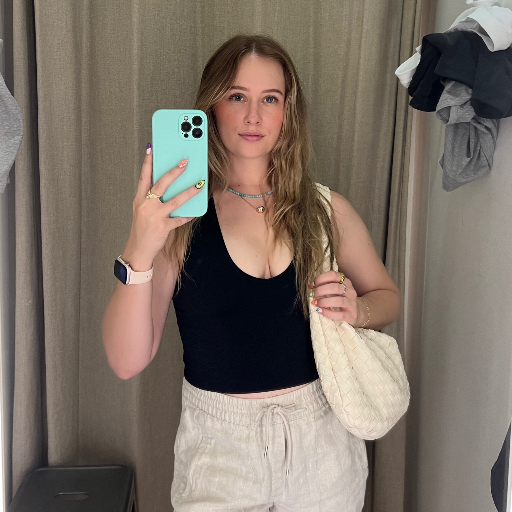 In the dressing room 🛍️

#LTKSeasonal #LTKFindsUnder100 #LTKActive