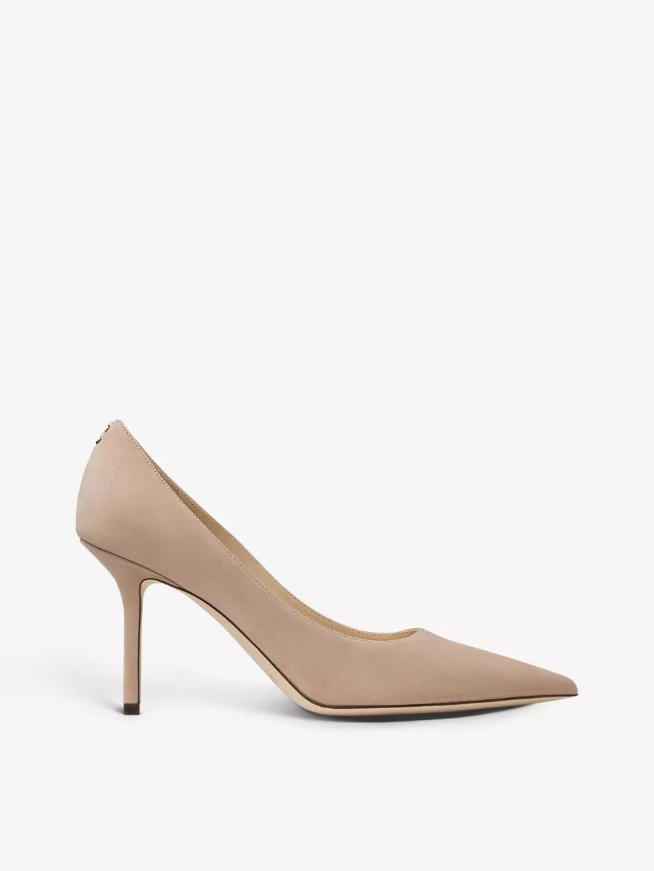 Love 85 suede-leather heeled pumps | Selfridges