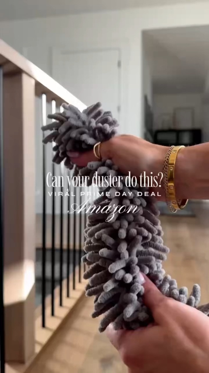 EXTENDING DUSTER FOR HIGH AND HARD TO REACH AREAS! Holiday decor is packed away and the sunlight makes everything visible again. This extending duster makes it easy to reach chandeliers, ceiling fans, tall shelves, baseboards, and those overlooked spots without dragging out a ladder. Lightweight, flexible, and washable attachments make it a simple, satisfying way to refresh your home and keep everything looking clean and polished.

#Amazon #TheHillaryStyle #HomeCleaning #CleaningTools #DustingEssentials #HomeRefresh #AmazonFinds #EverydayCleaning 

 #LTKdayinmylife #LTKmomlife #LTKOver40