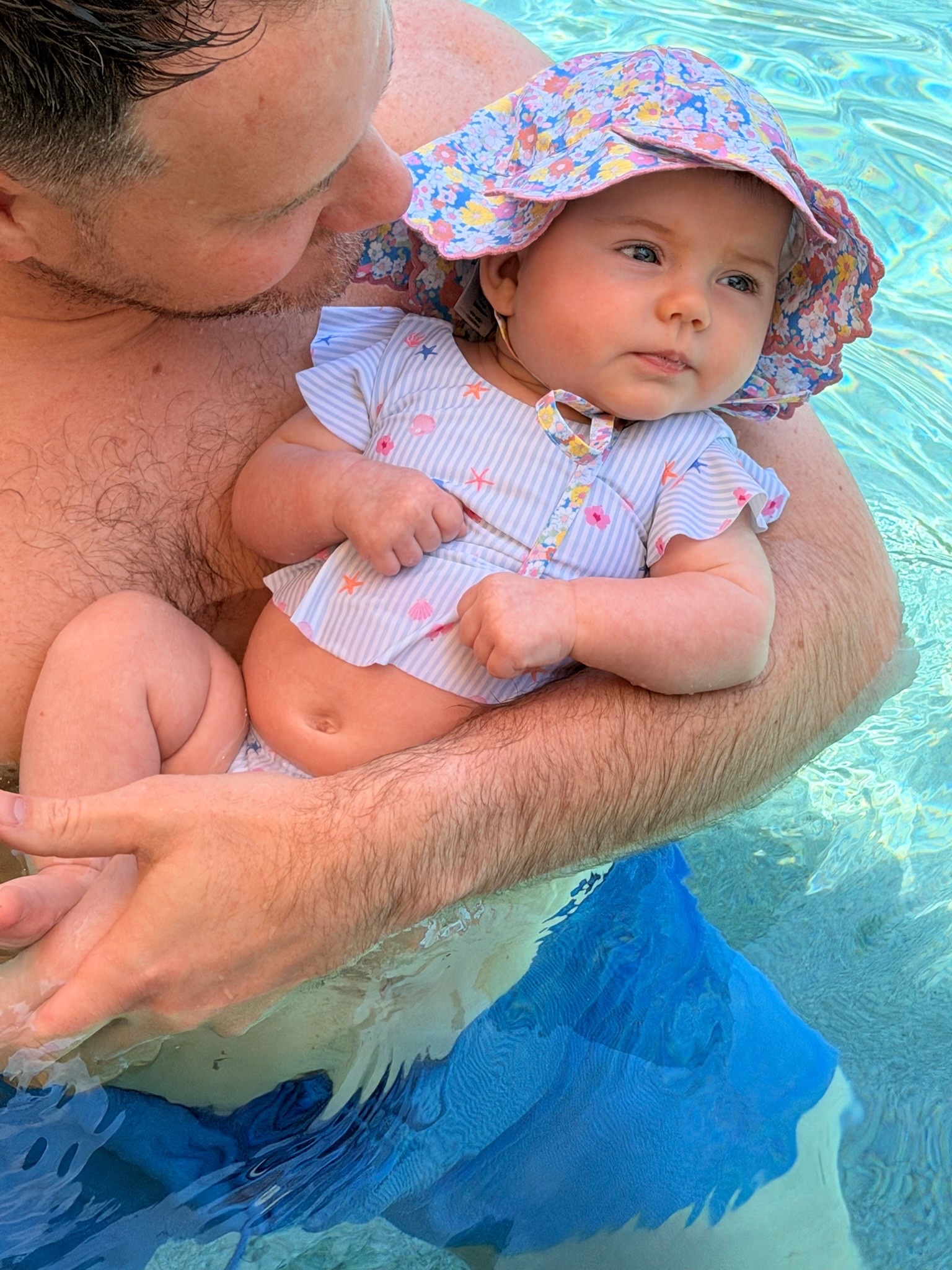 Baby girl swim outfit 🥹 cannot get over how cute this little @abercrombie baby bikini is

#LTKBaby #LTKSwim