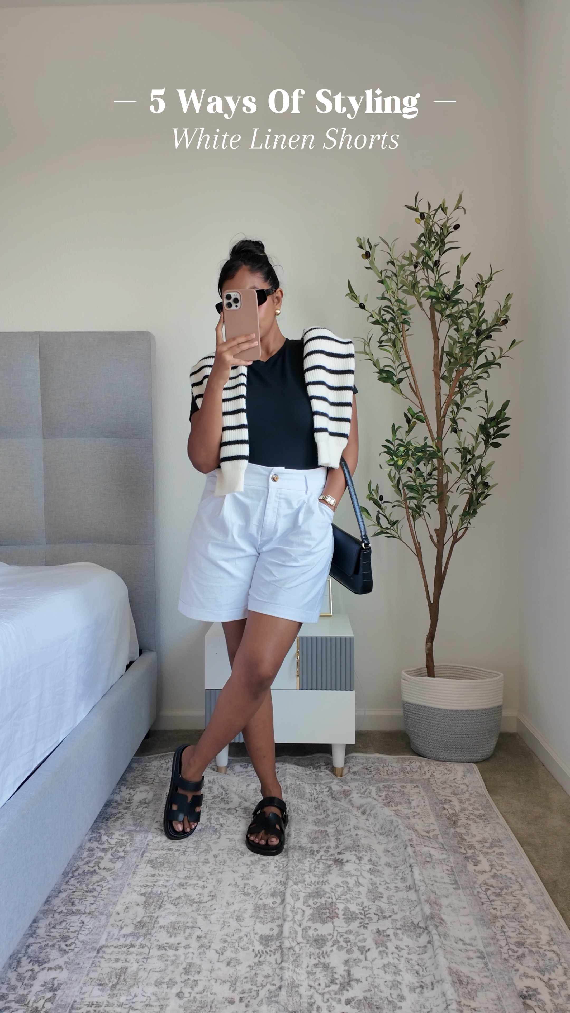 5 ways of styling white linen shorts! 

Outfit details linked. Follow for more style tips! 

#LTKBacktoSchool #LTKStyleTip #LTKSeasonal