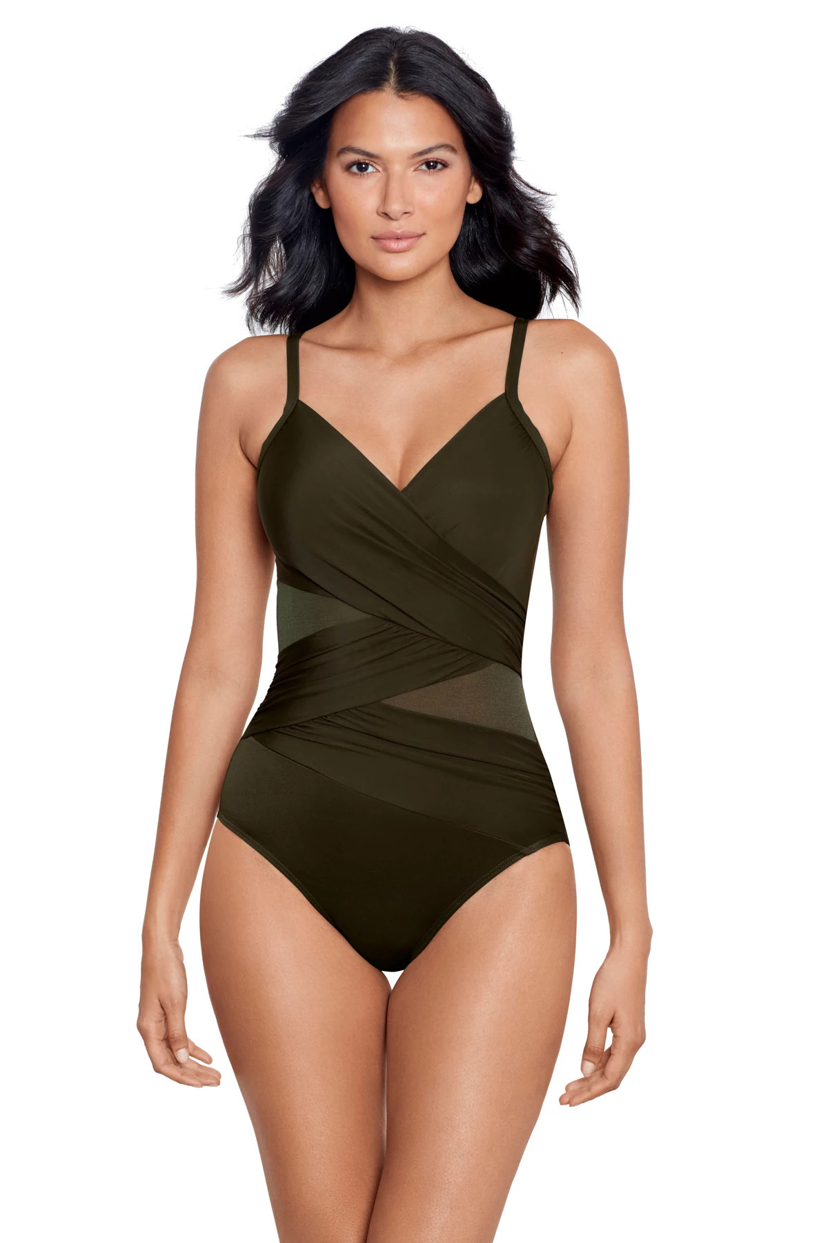 Mystique Underwire Surplice One Piece Swimsuit | Everything But Water