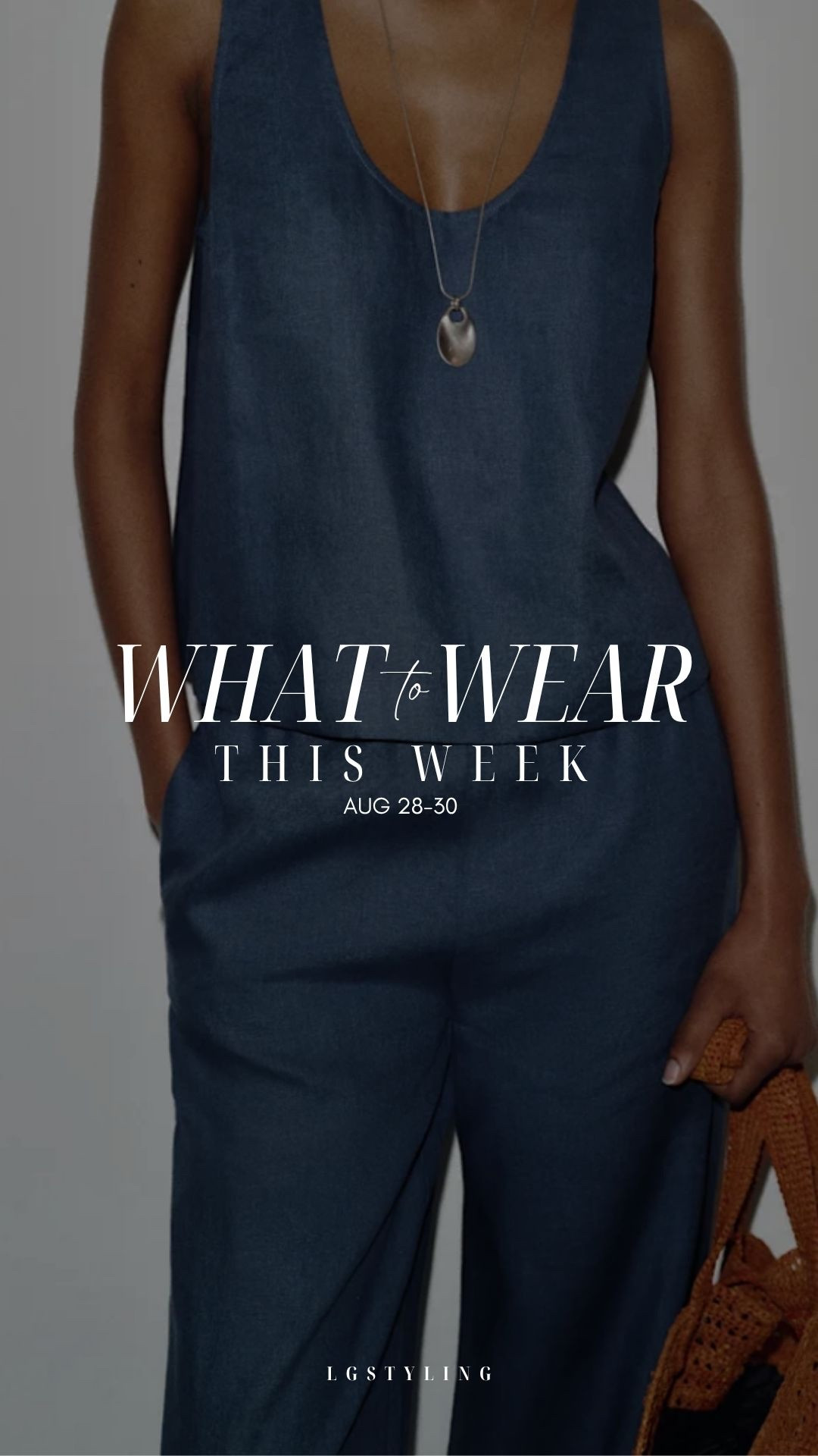 Three weekend plans, three completely different looks ✨

☕️ Coffee Run: easy denim-on-denim with sleek black accessories
🍷 Winery Day: a statement maxi grounded with an ivory blazer + flats
🥂 Brunch: bold printed pants balanced by a crisp white button-up + pops of green

A little inspiration for whatever’s on your calendar this weekend.