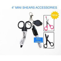 Mini 4"" Shears, Nurse Badge Clip Shear Scissor Accessories | Etsy (US)