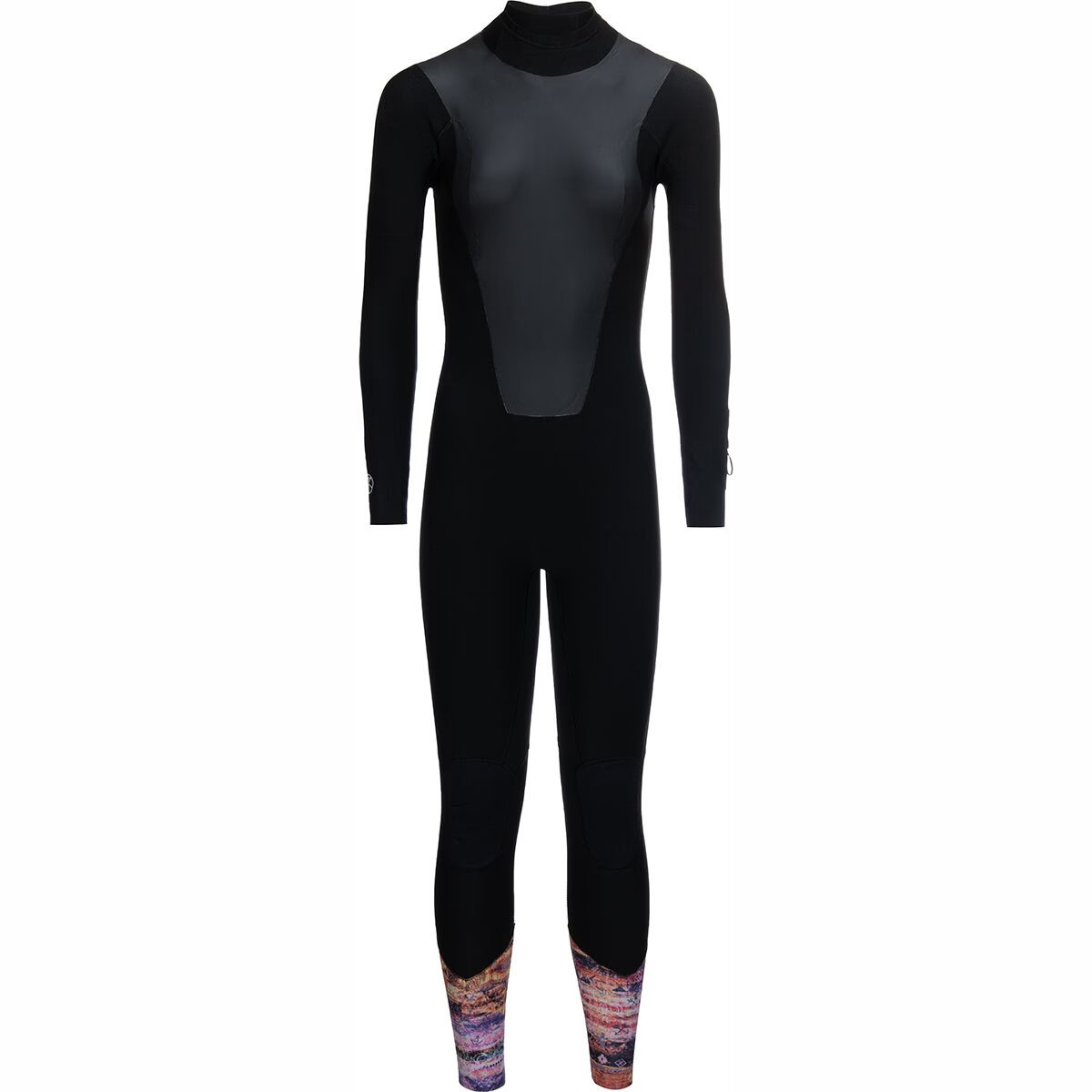 Kassia Surf 3/2 Of Earth Back-Zip Wetsuit - Women's Black/Rust, XXS/2 | Backcountry
