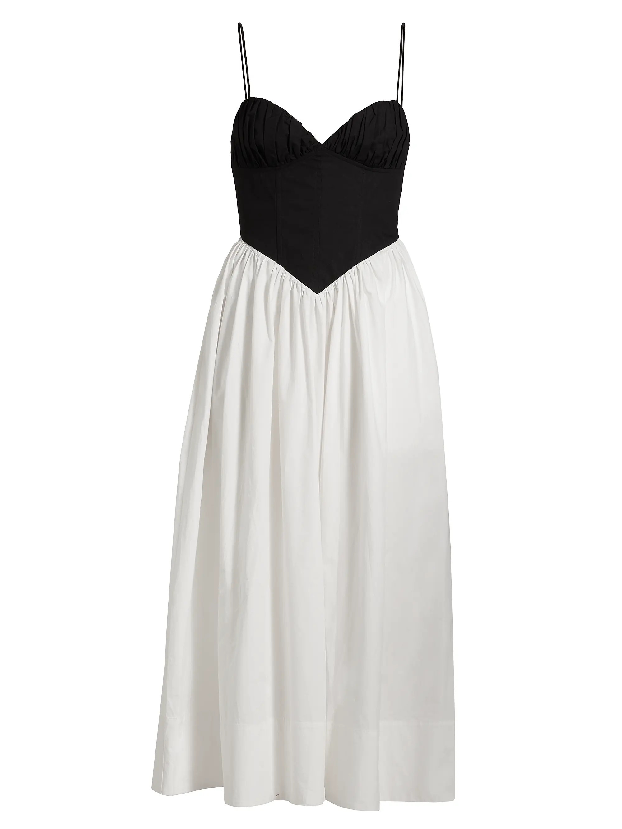 Ronny Kobo Carmine Cotton Fit &amp; Flare Midi-Dress | Saks Fifth Avenue | Saks Fifth Avenue