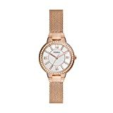 Amazon.com: Fossil Women's Virginia Quartz Stainless Steel and Acetate Three-Hand Watch, Color: R... | Amazon (US)