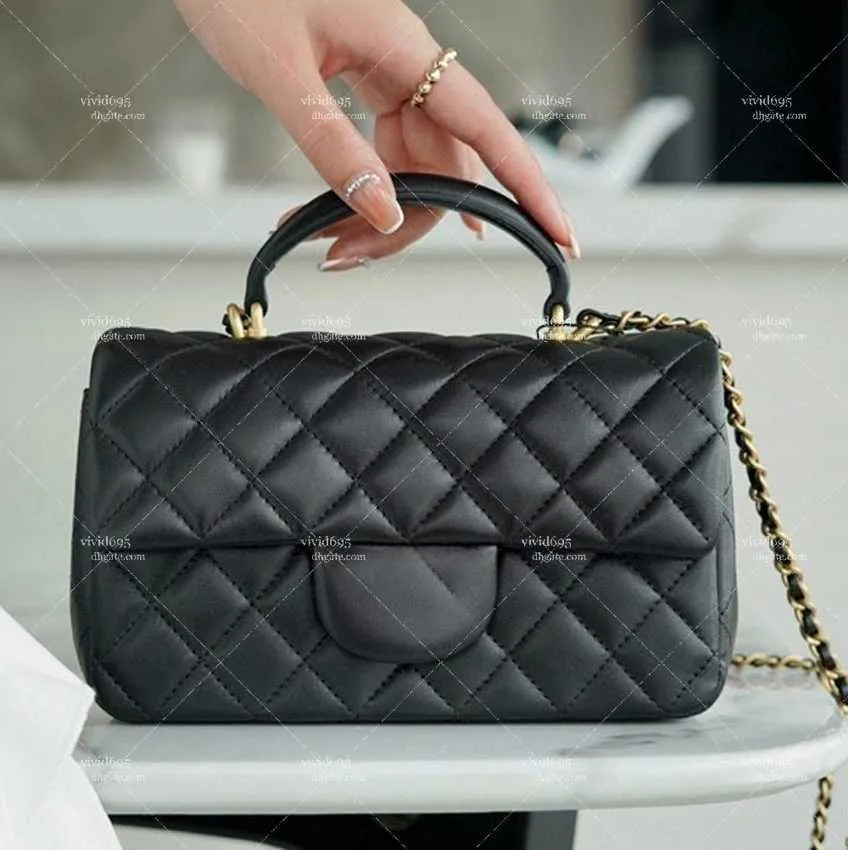 Evening Bags Designer Bags Handle Mini Classic Flap Bag Crossbody Bag Luxury Fashion Women Leathe... | DHGate