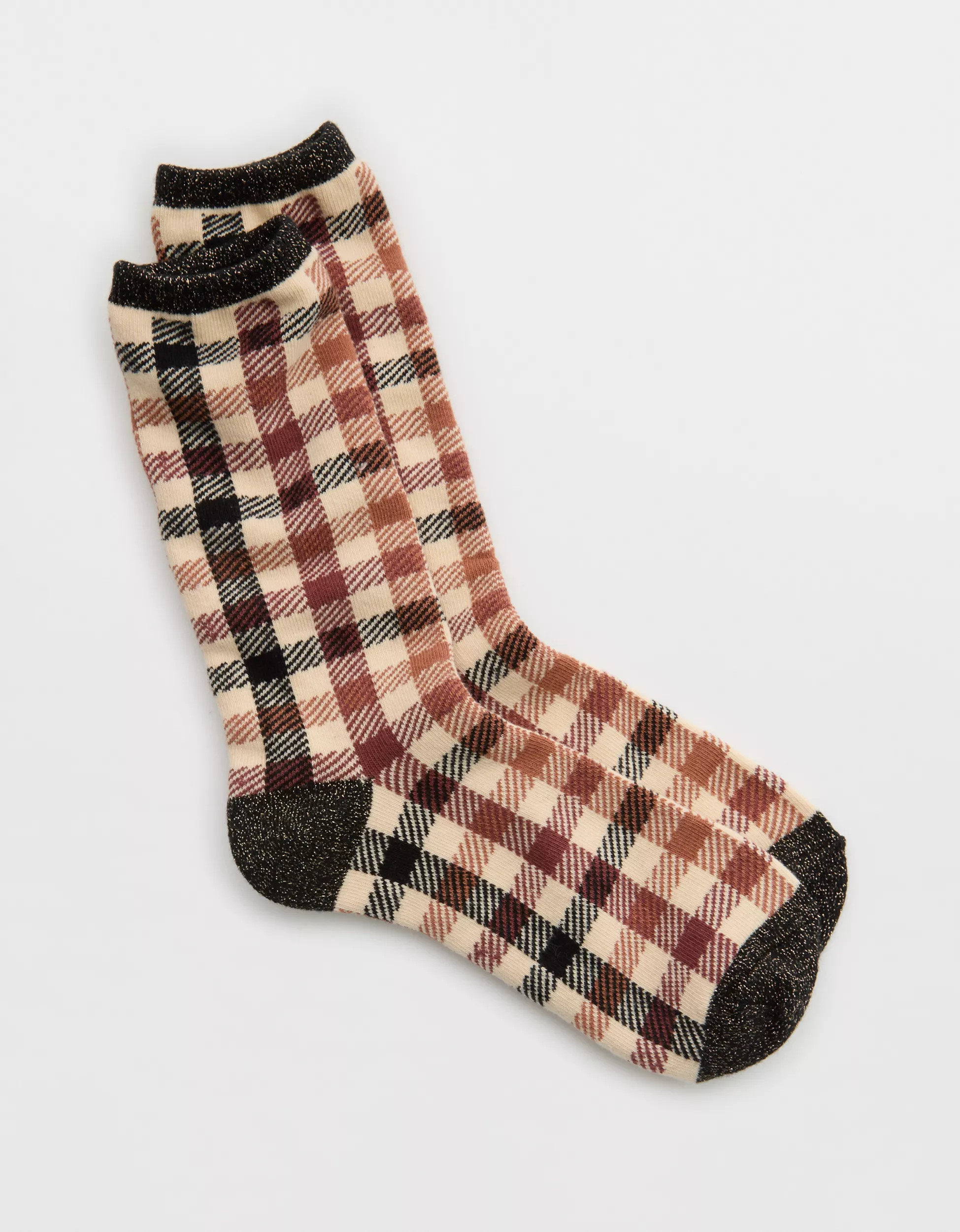Aerie Plaid Crew Socks | Aerie