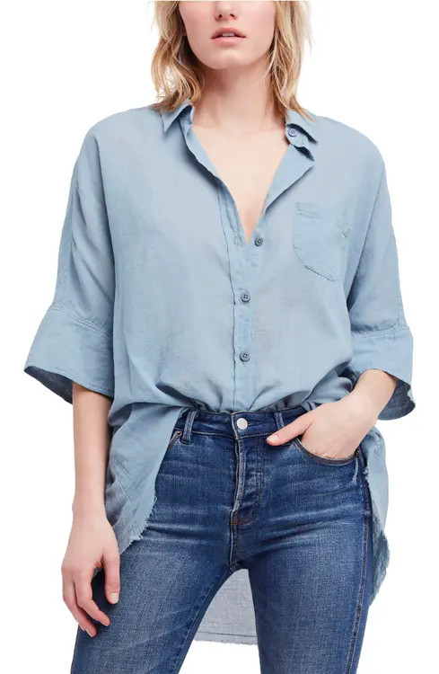 Free People Best of Me Button Down Shirt | Nordstrom