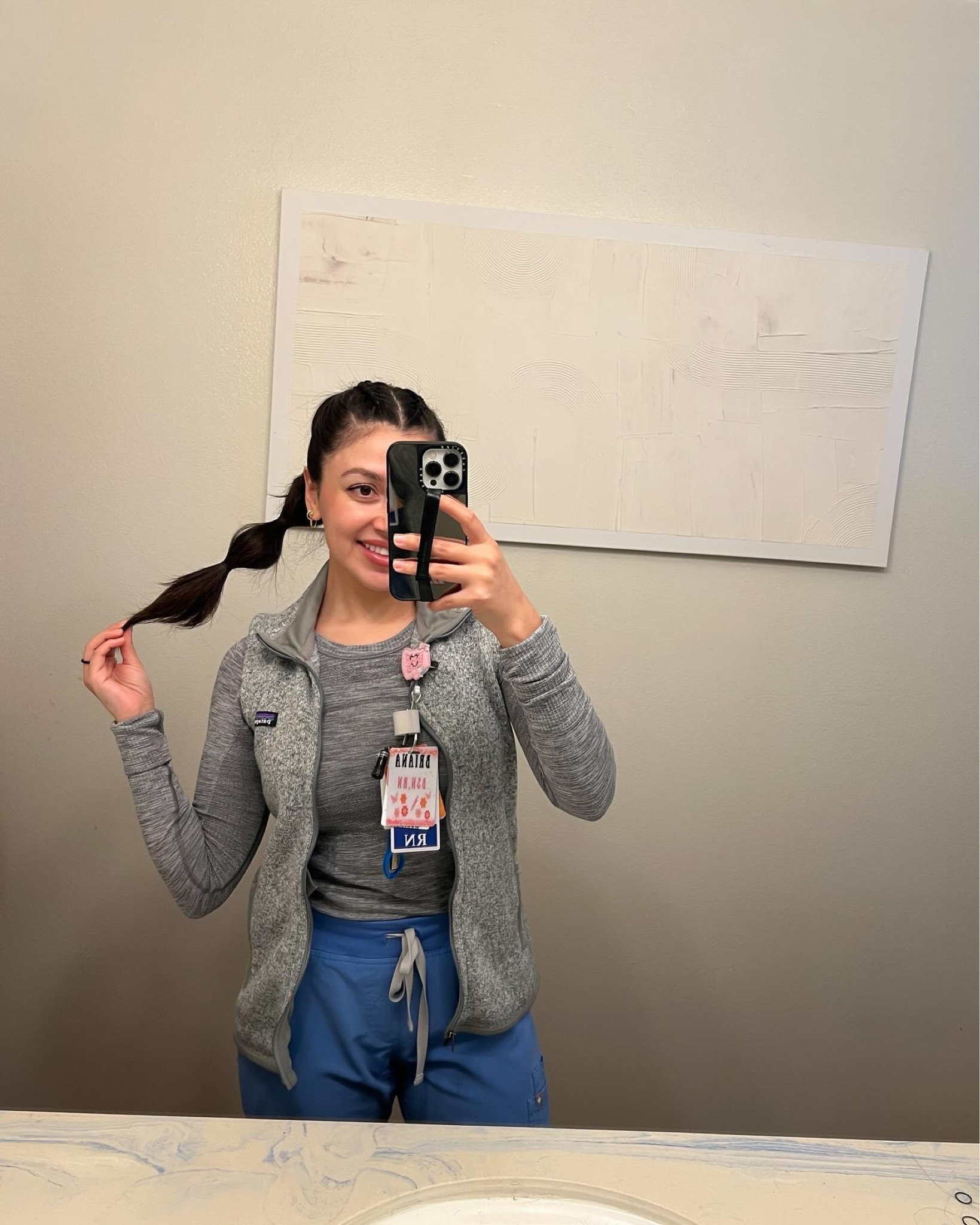 Nurse scrubs, scrubs of the day, Patagonia vest

#LTKfindsunder100 #LTKHoliday #LTKworkwear