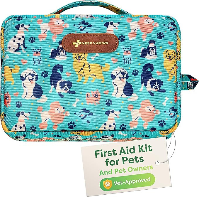 KeepGoing Dog First Aid Kit – Pet Emergency Kit for Dogs & Cats – Dog Travel Accessories for ... | Amazon (US)
