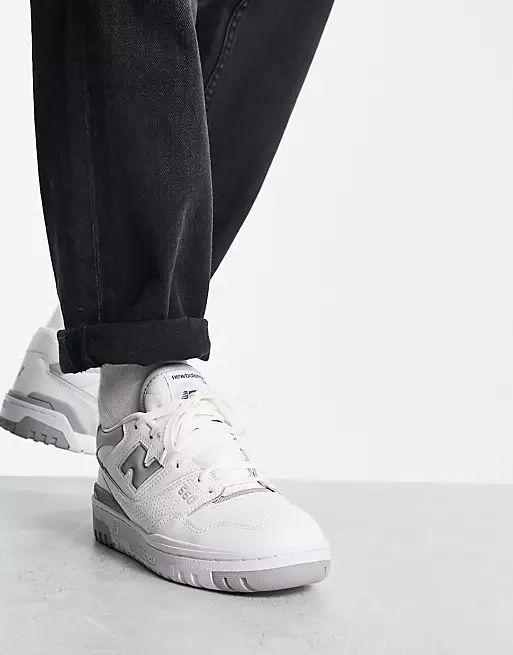 New Balance 550 trainers in white and grey | ASOS (Global)