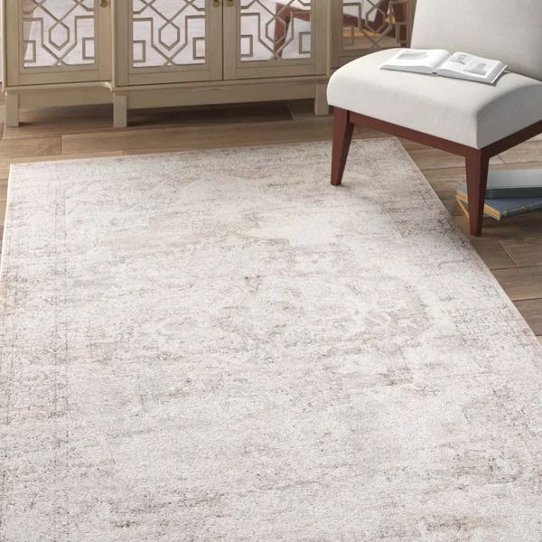 Cantey Power Loom Performance Ivory Rug | Wayfair North America