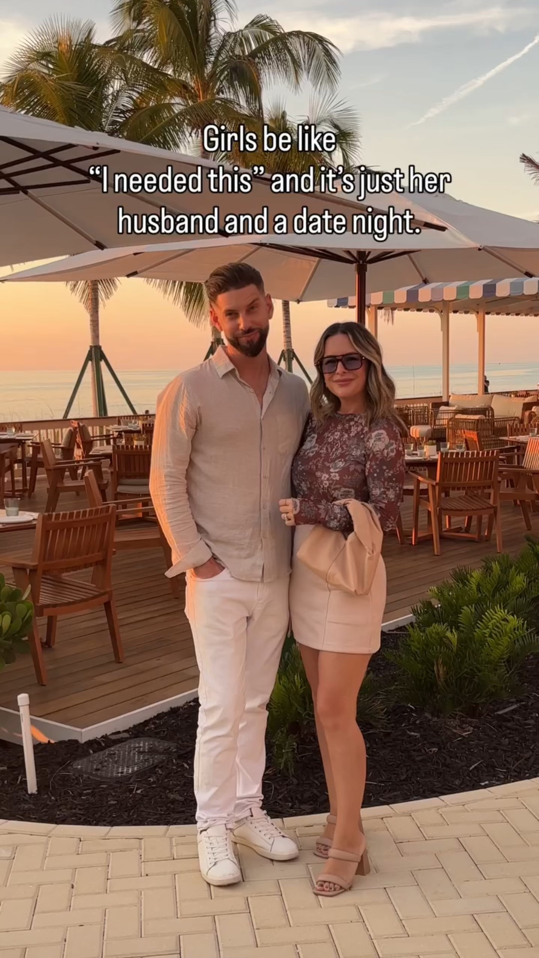 We’re simple creatures 🤣🌊🍸💖

Say “outfit” and I’ll DM you outfit details!

#datenights #wivesbelike #swflblogger #marriedlife