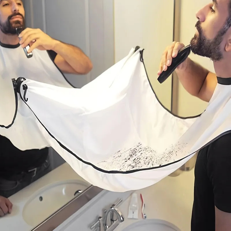 Beard Shave Apron Bib Trimmer Holder Rack Hair Shave Apron Shaving Shaver Holder Bathroom Organiz... | Temu Affiliate Program