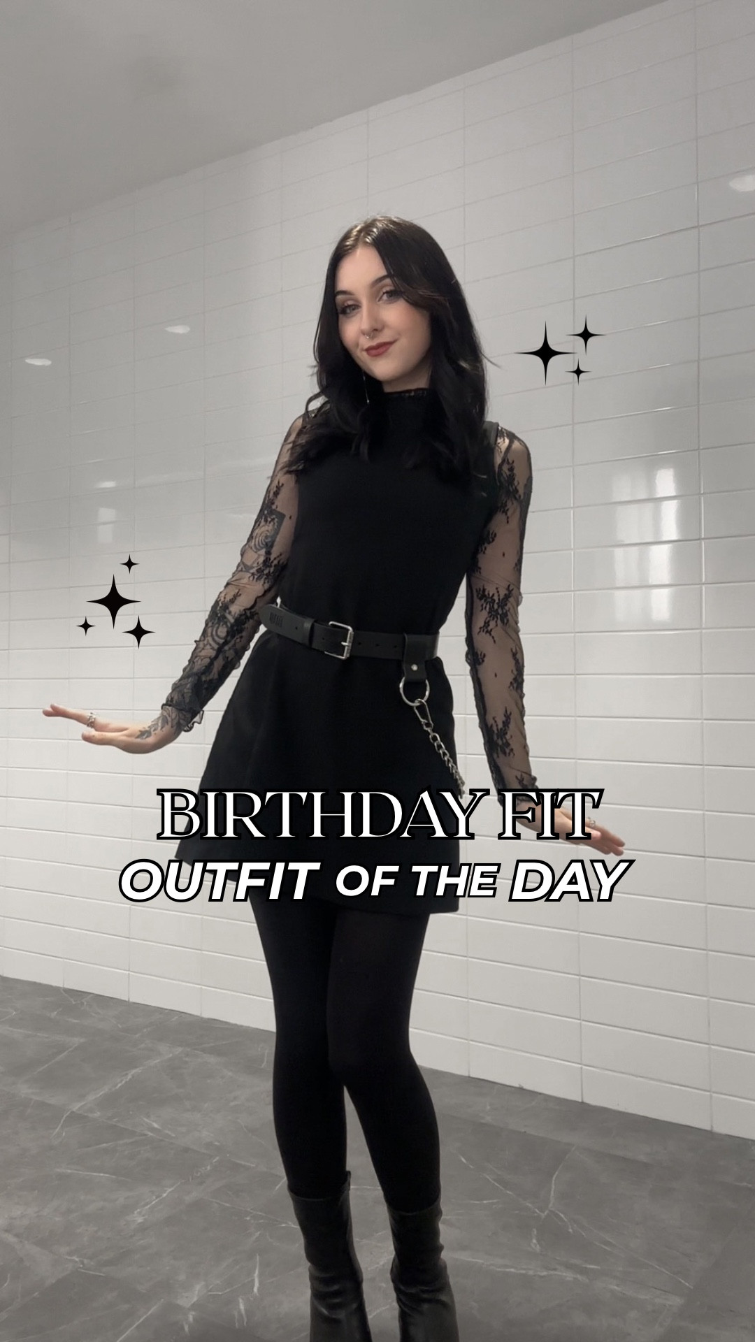 birthday outfit of the day

belt is from Mary Wyatt

#softalt #corporategoth #ootd #outfitinspo #officefashion #alternativefashion 

#LTKootd #LTKFindsUnder50 #LTKPetite