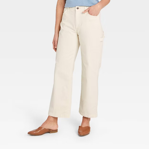 Women's High-Rise Wide Leg Carpenter Jeans - Universal Thread™ | Target