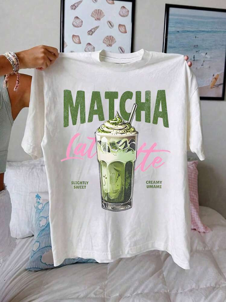 Women’s matcha Lover Tee  | SHEIN