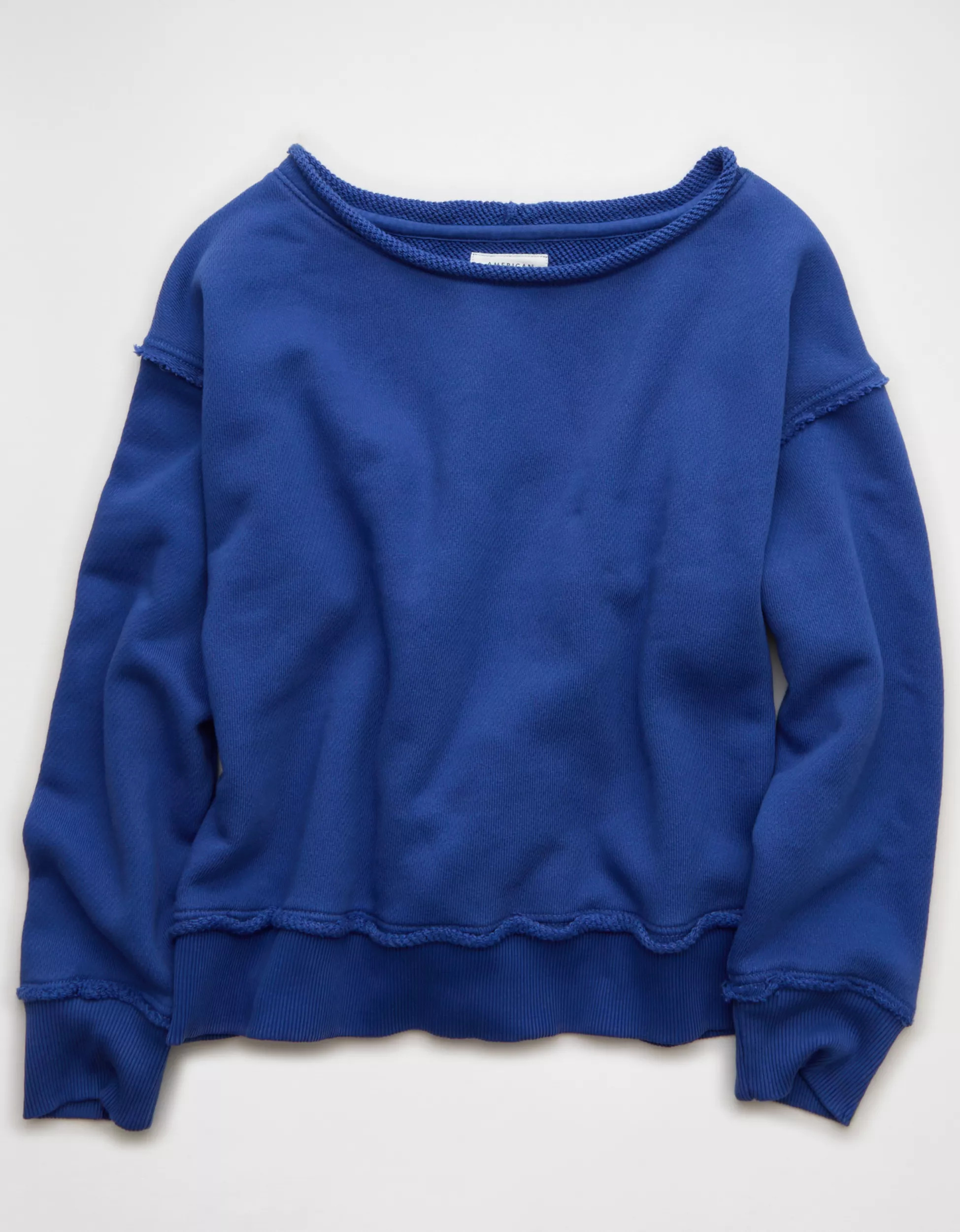 AE On a Roll Off-the-Shoulder Sweatshirt | American Eagle Outfitters (US & CA)