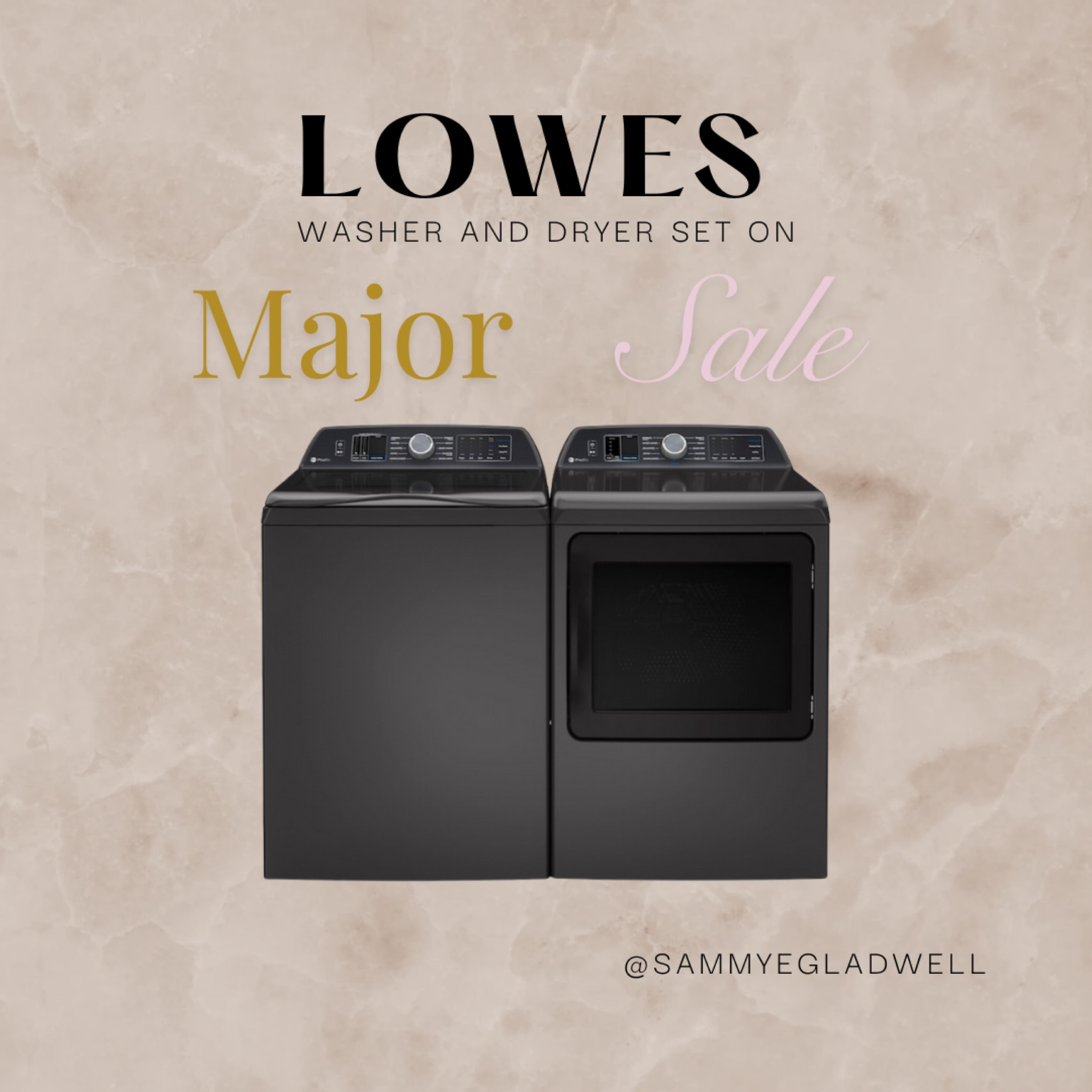 Our washer and dryer on on major sale right now! 

#LTKSaleAlert #LTKCyberWeek #LTKHome