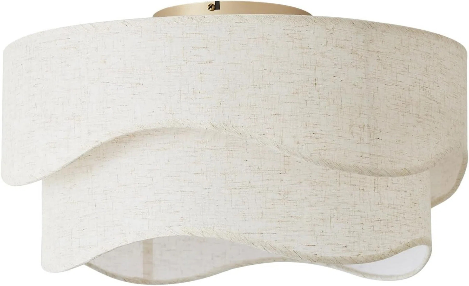 Flush Mount Ceiling Fan with Lights, 20" Caged Boho Ceiling Fan with Light Remote Control, Low Pr... | Wayfair North America