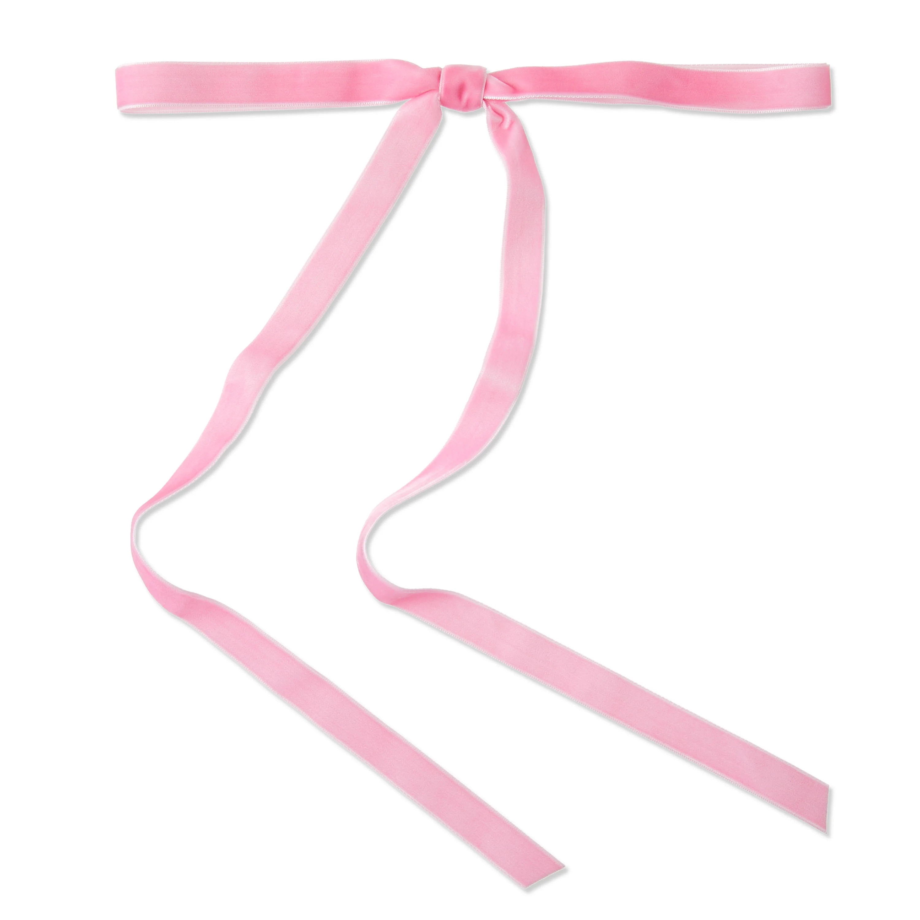 Blush Pink Tie Decorative Christmas Bows, 4 Count, by Holiday Time | Walmart (US)