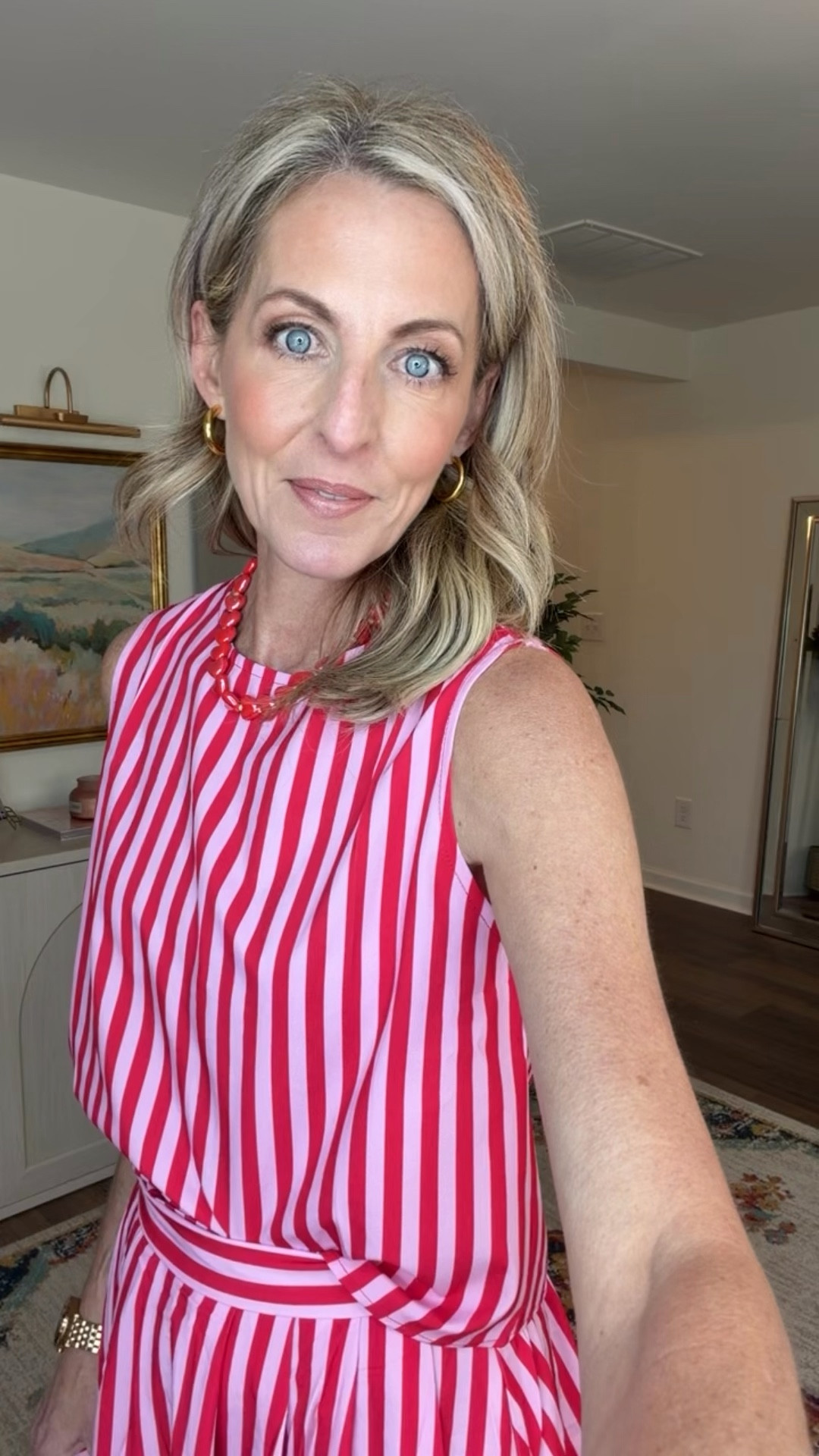 Women’s two-piece skirt set in summer stripes so perfect for all of your holiday travel vacation vacations or just when you want to look cute at work.. you can add a denim jacket and some fun jewelry are you’re ready to go comes in over 10 color options wearing a size small. 

Amazon fashion, Amazon, spring fashion, spring style, sets, matching sets, spring sets 