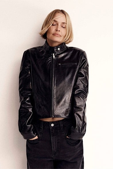 Clean Biker Jacket | Witchery (AU)