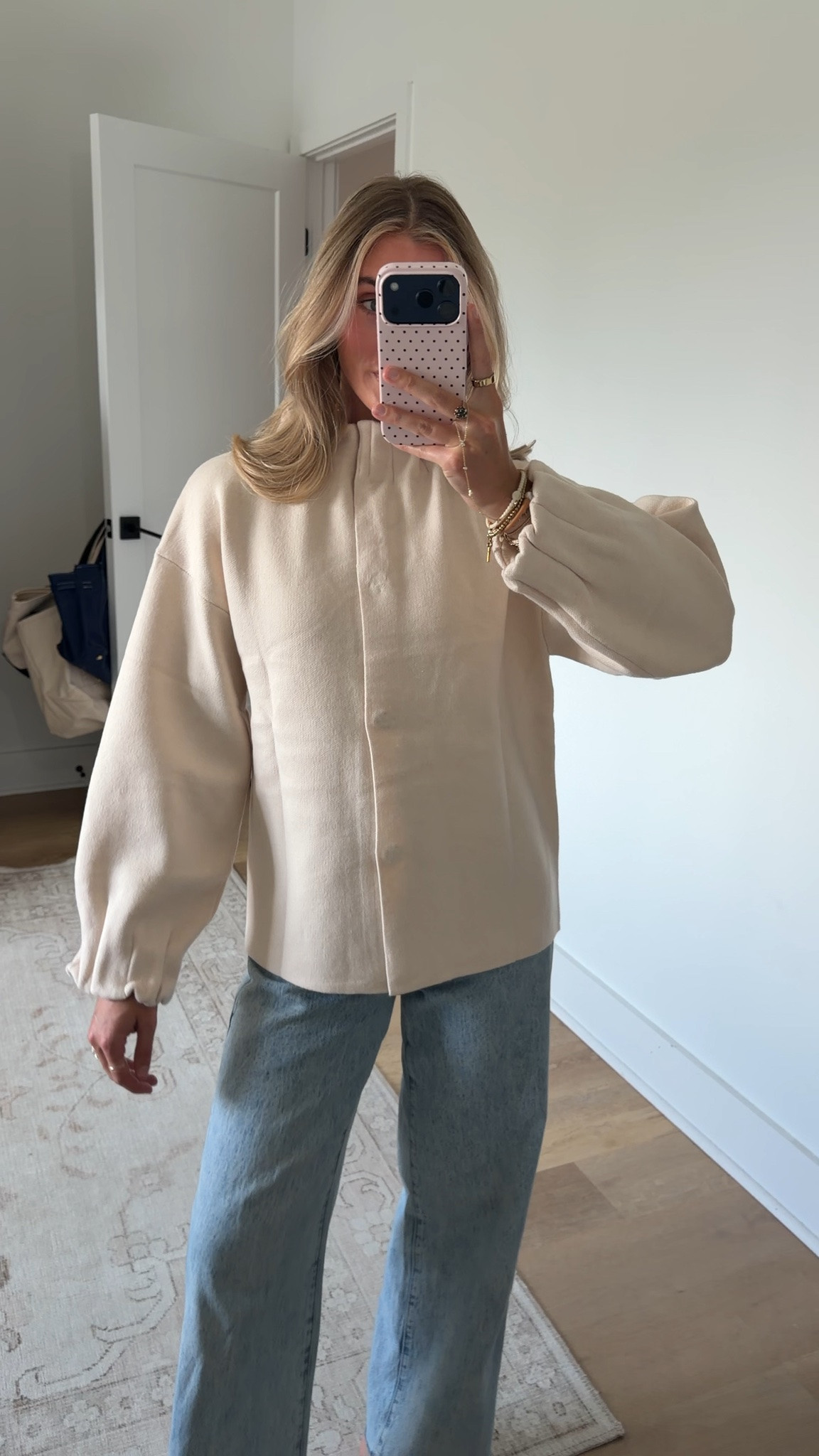 Amazon size small Cicy Bell Womens Ruffle Mock Neck Sweaters Balloon Sleeve Knit Cardigans
Fall Outfits, Elastic Cuffs, Hidden Buttons, Drop Shoulder Jacket, Pill-Resistant, Cozy, Dressy, Trendy, Chic

#LTKootd #LTKSeasonal #LTKSaleAlert