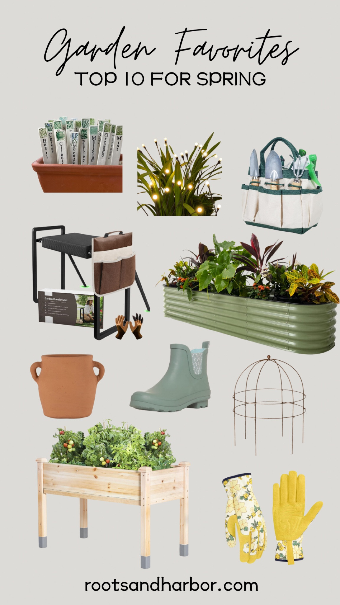 Get all the essentials for gardening. Oh and make it pretty 😍

Garden tools
Garden gloves
Rubber boots
Raised bed planter

Follow my shop @rootsandharbor on the @shop.LTK app to shop this post and be in the know of all my favorite finds!

#LTKSeasonal #LTKfindsunder100 #LTKhome